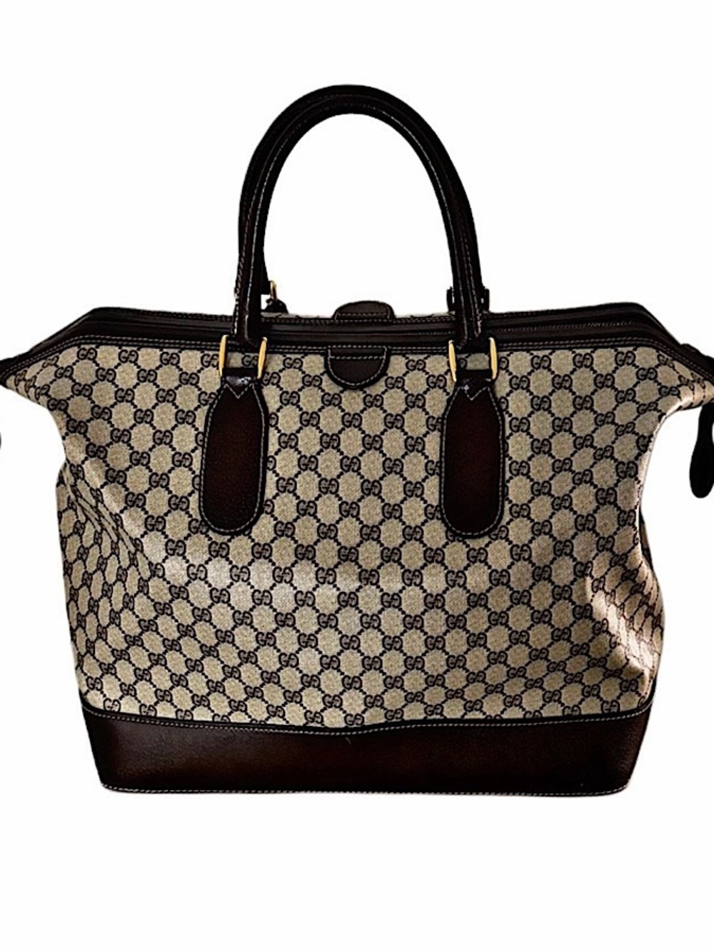 Authentic Gucci Vintage Doctor Style Travel Bag - Picture 3 of 7